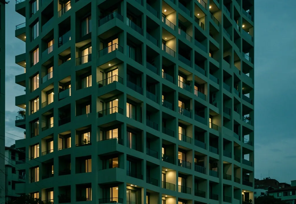 Edificio residencial de nueva construcción en Bogotá