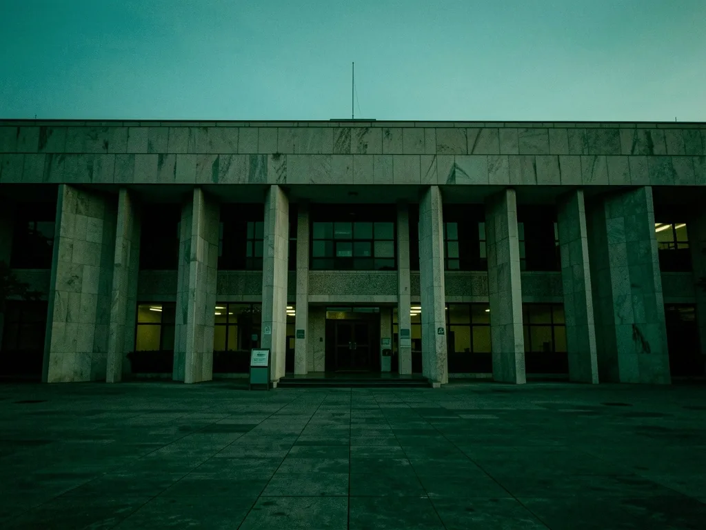 Fachada institucional del Banco de la República en Bogotá