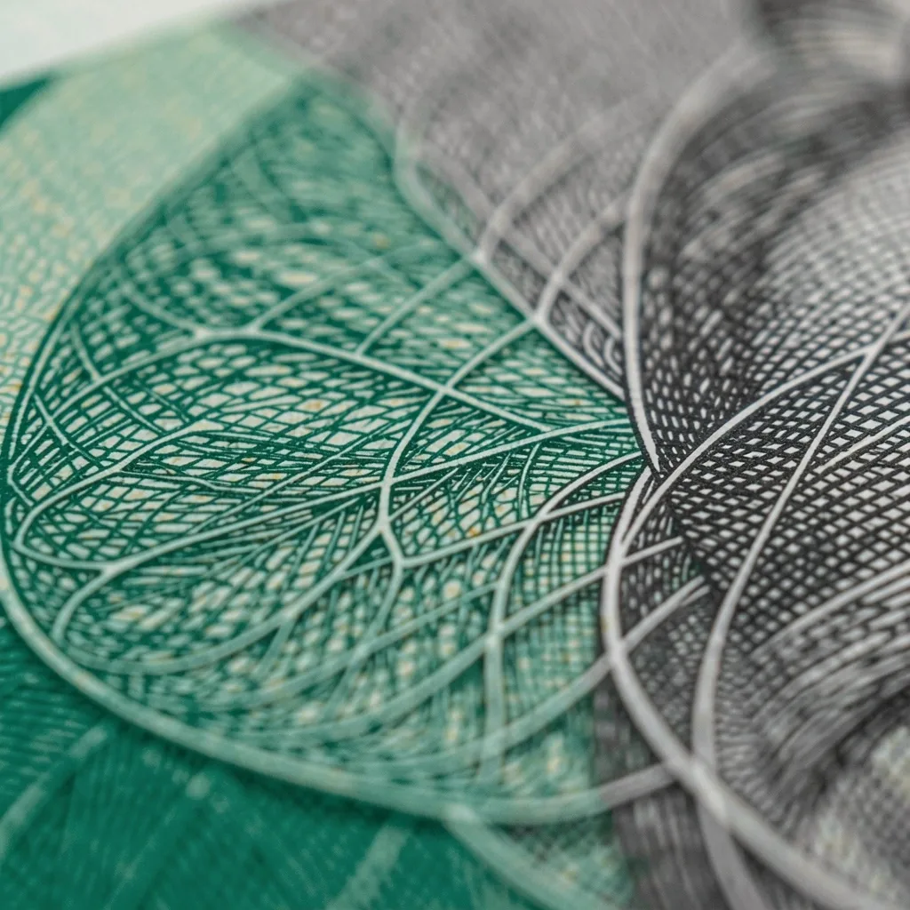 Textura macro de billetes de peso colombiano